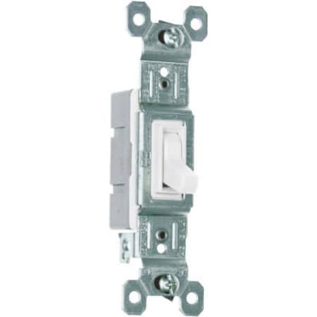 Legrand Toggle Switch, 120 VAC, Side Wire Terminal, Thermoplastic Housing Material 660WGCP8
