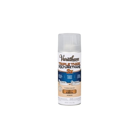 Rust-Oleum Satin Triple Thick Polyurethane Spray Paint, 6PK 318290