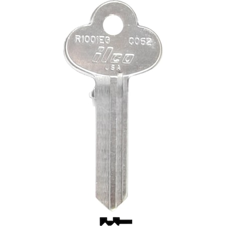 Ilco Corbin Nickel Plated File Cabinet Key CO62 / R1001EG, 10PK IAL4404010B