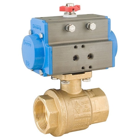 Bonomi Pneumatically Actuated Ball Valve 8P0080LF-3/4-C2