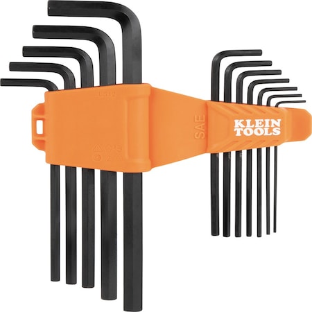 Klein Tools Hex Key Set, L-Style, Long, 12 Pc, Pk/6 LS12