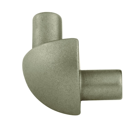 M-D Building Products 3/8 in. Pewter Aluminum Bullnose Outside Corner 32018