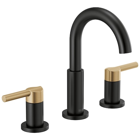 Delta Nicoli Two Handle Widespread Bathroom Faucet 35749LF-GZ