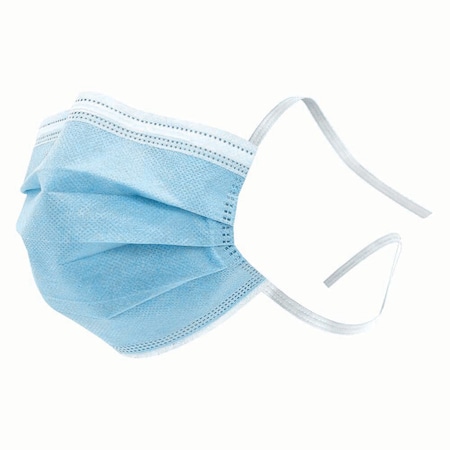 Jorgensen Laboratories Surgery Mask, 3-Ply w/ Ties, 300PK J0731