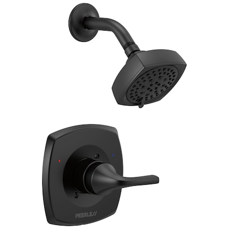 Peerless Parkwood Shower Only Trim Kit In Matte Black PTT14235-BL