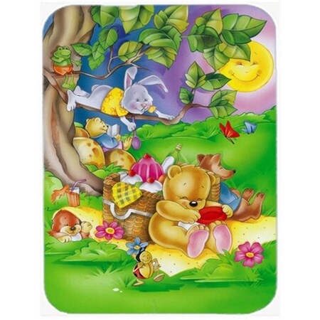 Carolines Treasures Picnic Time Animals Glass Cutting Board, Large APH0976LCB