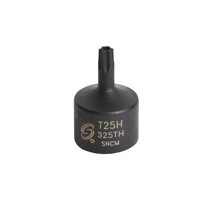 Sunex 3/8 in Drive T25H Stubby Tamperproof Internal Star Impact Socket 325TH