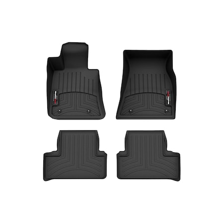 Weathertech Black, Front and Rear Floorliners 441731-1-2