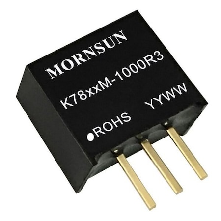 Mornsun DC/DC Regulated Power Supply Module, 2 Output, 24W, Hybrid K7812M-1000R3