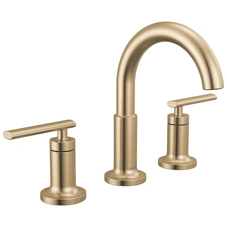 Delta Altado Two Handle Widespread Bathroom Faucet In Champagne Bronze 35442-CZMPU-DST