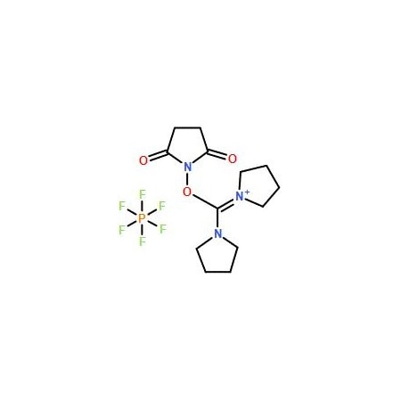 Ak Scientific Dipyrrolidino(N-succinimidyloxy)carbenium hexafluorophosphate (25g), CAS 207683-26-9 V1146-25g