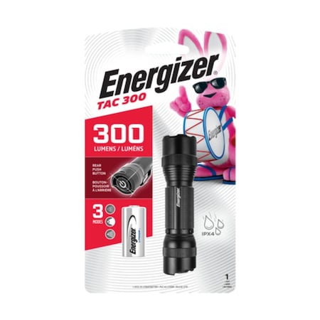 Energizer Flashlight, 3 Modes, Black, LED ENPMHT1L