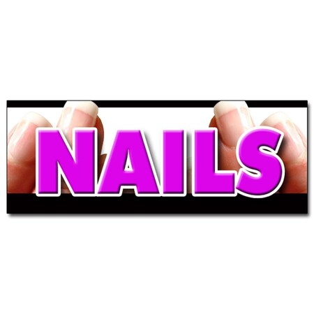 Amistad 24 in. Nails Decal Sticker AM3871069