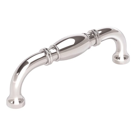 Amerock Granby 3-3/4 in 96 mm Center-to-Center Polished Chrome Cabinet Pull BP5524326
