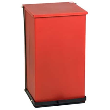 Detecto Step-On Waste Can Receptacles, Red Detecto-P-100R