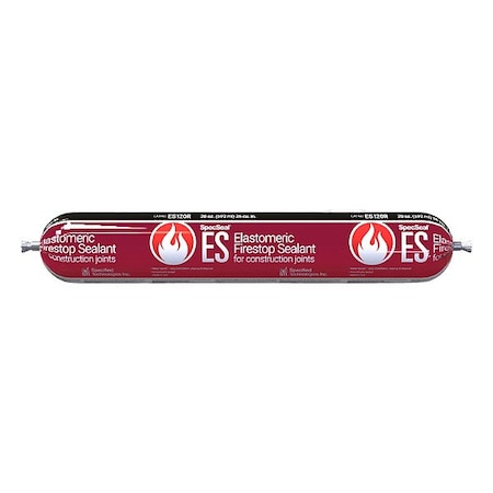 Specseal Fire Barrier Sealant, 20 oz, Sausage, Red, SpecSeal ES120BR
