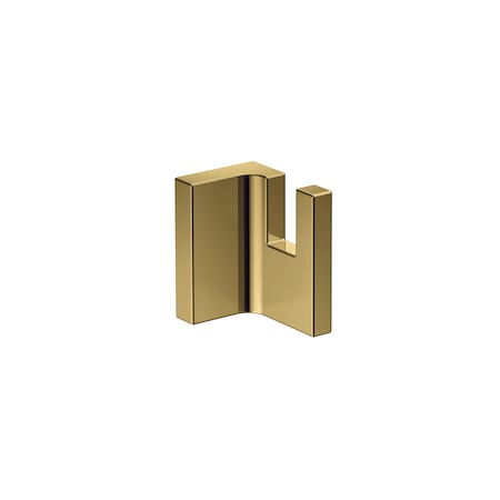 Axor Universal Rectangular Towel Hook in Polished Gold Optic 42611990