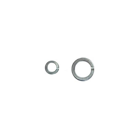 Hillman Split Lock Washer 1/4 in D Yellow Dichromate Steel Yellow Dichromate, 100PK 300303