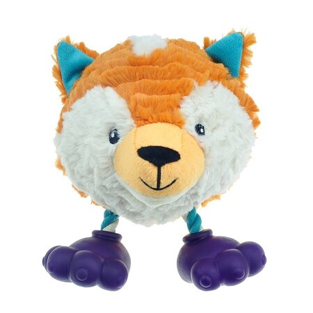 Pet Park Blvd Dog Toy, Plush, Footies Fox US2263 12