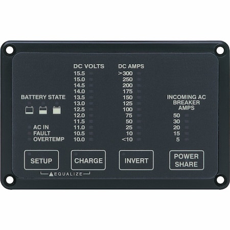 Xantrex Heart FDM-12-25 Remote Panel Battery Status & Freedom Inverter/Charger 84-2056-01