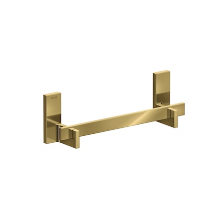 Axor Universal Rectangular Towel Bar, 12" in Polished Gold Optic 42613990