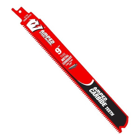 Diablo Reciprocating Saw Blade, 9 in L, 1" W DS0912CFA
