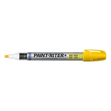 Markal Paint Marker, Medium Tip, Yellow Color Family, Paint 97302