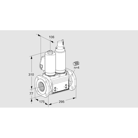 Honeywell Kromschroder VLV, DBL SOLND, 65MM ISO FLG, VCS665F05NLW KS88203184