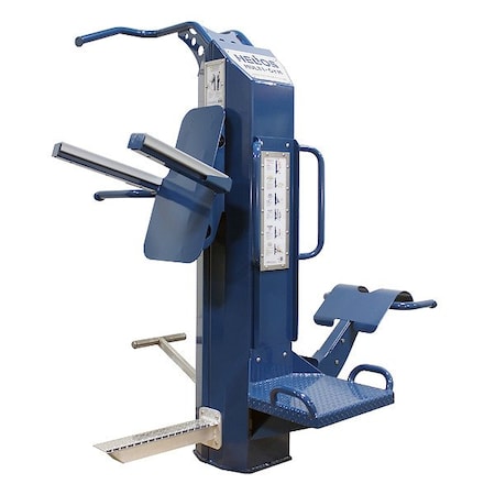 Outdoor-Fit Workout Station, Blue, Powder Coated OF-100-02