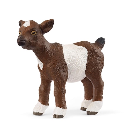Schleich Farm World Kid Goat Figurine Brown/White 1 pc 14888