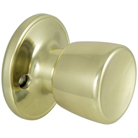 Prosource Dummy Knob, Tulip Design, 1-3/8 to 1-3/4 in Thick Door, Brass, 65.7 mm Rose/Base TS740V-PS