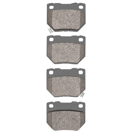 Dynamic Friction Co DFC 5000 Advanced Brake Pads - Semi Metallic 1551-0461-00