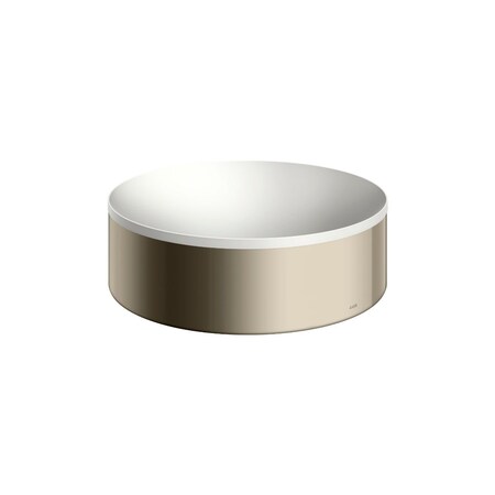 Axor Suite Sinks Round Sink without Overflow, 11 3/4" in Polished Nickel 42000830