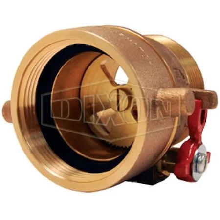 Dixon Adjustable Pressure Restricting Device, 1-1/2 in, Male NST NH x Female NST NH, Brass, Domestic APRD150F