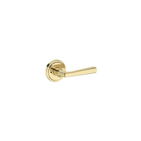 Baldwin Residential Door Levers Privacy Right Hand Non-Lacquered Brass PVKINSRR031