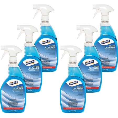 Genuine Joe Non-Ammoniated Glass Cleaner - Spray - 32 fl oz, 6PK GJO99681CT