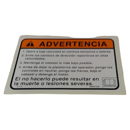 Cnh DECAL, CNH OEM 86625722 86625722