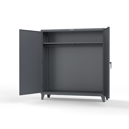 Strong Hold 7 GA Industrial Shop Table with 2 Drawers T8436-2DB
