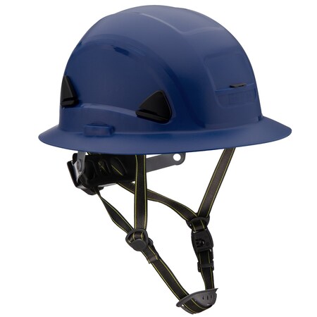 Fibre-Metal By Honeywell Type II Non-Vented, Full Brim Industrial Climbing Helmet w/HDPE Shell, 8-Point Textile Suspension, Whe CSH12071