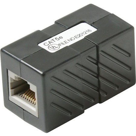 Steren Cat5e Inline Coupler RJ45 Black 310-039BK