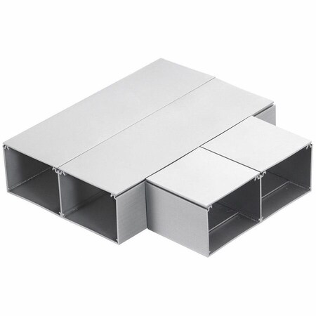 Hubbell Wiring Device-Kellems Metal Raceway, Tee Fitting, HBLALU5000 Series HBLALU5015