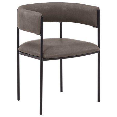 Leisuremod Cyril Collection Modern Chair in Charcoal CDC22CH
