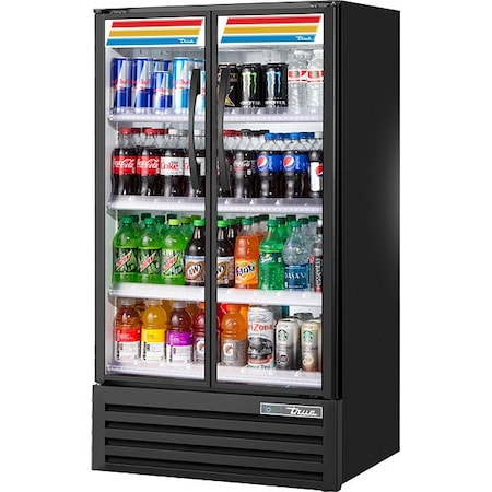 True Refrigeration RefrigeratedMerchandiser, Black, 54-7/8inH TVM-30SL-HC~VM03