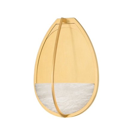 Hudson Valley Lighting Lloyd 1 Light Wall Sconce 8.75 In. Aged Brass 4309-AGB