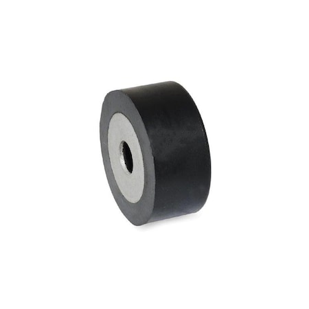 J.W. Winco Vibration-Isolating Mount, 0.39 in H 454-20-10-5.3-55