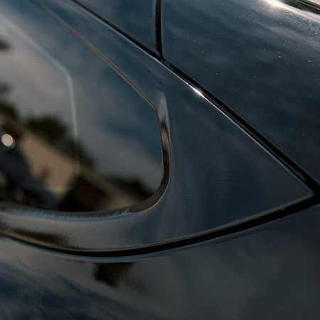 Tesbros PROTECTIVE FILM To Remove Exterior Chrome Trims Satin Black Vinyl With 2 Sets Of Each Window Trim TB-CDS-POST-STNBL