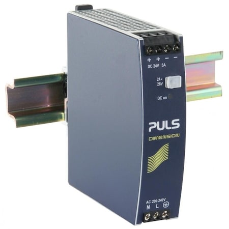 Puls Din Rail Power Supplies for 1-Phase System, 24V, 5A CS5.244