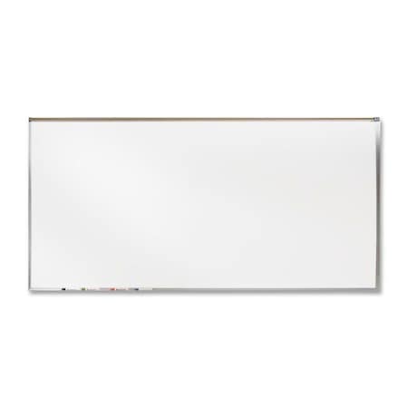 Ghent 48" x 96" Magnetic Projection Whiteboard - Porcelain - Aluminum Frame PRM1-48-4