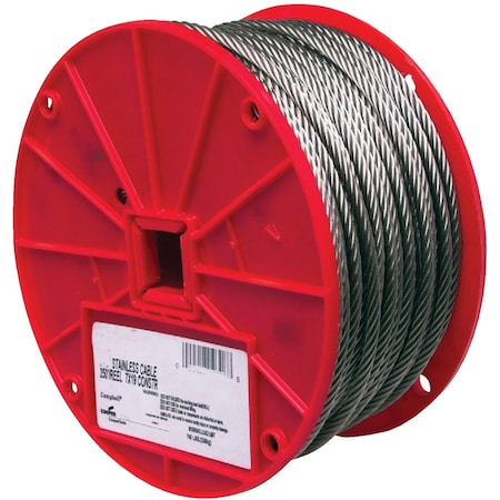 Campbell 1/4''x250 ' SS Wire Cable 7000826