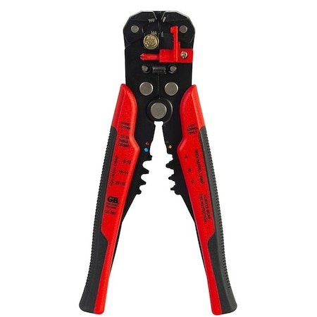 Gb Gardner Bender Adjustable Automatic Wire Stripper, 10-3/4 in OAL, 10 to 26 AWG Cutting Capacity GS-395